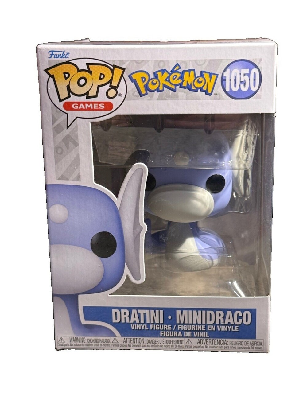 Funko Pop! Games Pokémon Dratini #1050 Vinyl Figure – New in Box